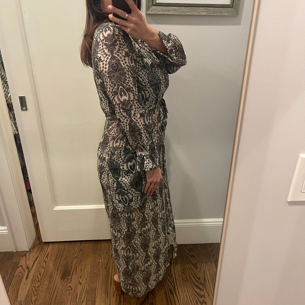 Paisley Print Maxi Dress - Picture 4 of 7